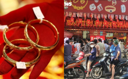Bảng giá vàng hôm nay 16/7: Vàng SJC vàng nhẫn 9999 giảm kỷ lục so với đỉnh, lỗ to vì 'lệch mua bán'
