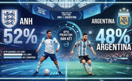 Bán kết nghẹt thở: Siêu máy tính chỉ ra 'chìa khóa vàng' đưa Anh vào chung kết, tạm biệt Argentina!
