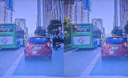 Hà Nội: Camera ghi lại tình huống người phụ nữ lấn làn xe buýt BRT, tử vong tại chỗ sau cú va chạm