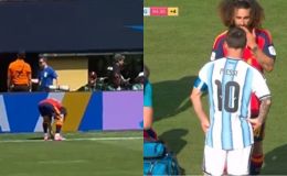 Cầu thủ bị Messi ‘mách’ trọng tài được phát hiện đã bí mật chôn một thứ xuống SVĐ trước khi vào trận