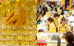 Bảng giá vàng hôm nay trưa 22/7: Vàng SJC nhẫn 9999 tăng liên tục, cửa hàng bán 'thả ga' nhưng vẫn ế?