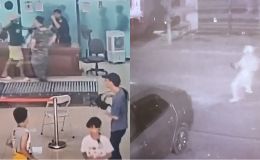 Cán bộ hải quan Lào Cai bị đe dọa bằng hung khí, tạt chất bẩn vào nhà để trả thù, công bố trích xuất camera