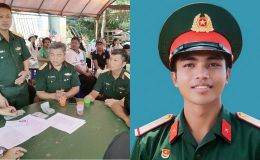 Chiến sĩ hy sinh khi cứu 2 người bị điện giật được truy thăng quân hàm vượt bậc