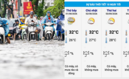 Tin thời tiết mới nhất 28/7: Mưa lớn bao trùm Miền Bắc, chi tiết thời tiết Hà Nội 10 ngày sắp tới