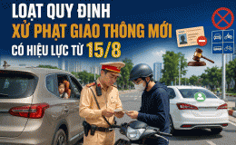 Cập nhật thông tin về loạt quy định xử phạt giao thông mới có hiệu lực từ 15/8 mà nhiều người chưa biết