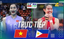 Trực tiếp bóng chuyền nữ Việt Nam vs Philippines 19h ngày 31/7 - VTV trực tiếp SEA V.Cup 2026 hôm nay