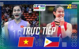 Xem trực tiếp bóng chuyền nữ Việt Nam vs Philippines ở đâu, kênh nào? Link xem SEA V.Cup 2026 mới nhất