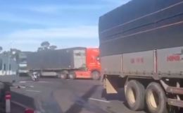 Hiện trường vụ tai nạn giữa ô tô tải và xe đạp điện khiến nữ sinh 15 tuổi tử vong thương tâm
