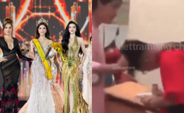 Vừa đăng quang Á hậu 3 Miss Grand Vietnam 2026, Phan Lê Kim Ngọc bị 'đào' clip túm tóc bạn học