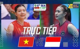 Xem trực tiếp bóng chuyền nữ Việt Nam vs Indonesia ở đâu, kênh nào? Link xem SEA V.Cup 2026 mới nhất