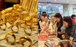 Bảng giá vàng hôm nay 2/8: Vàng SJC nhẫn trơn 9999 giảm kỷ lục, nhà vàng bán thả ga, lực mua vẫn yếu