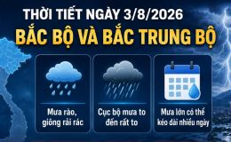 Dự báo thời tiết hôm nay ngày 3/8: Miền Bắc bước vào chuỗi ngày đáng lo, diễn biến tại Hà Nội gây chú ý