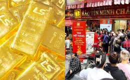 Bảng giá vàng hôm nay 3/8: Vàng SJC nhẫn 9999 'quay xe' giảm gấp, tín hiệu 'chốt lời' mạnh hiếm thấy