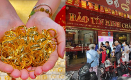 Giá vàng hôm nay tối 3/8: Vàng trong nước bất ngờ 'cắm đầu' giảm sâu, người mua đỉnh phải thận trọng!
