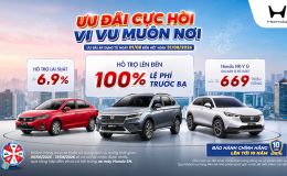 Honda tung ưu đãi cực hời cho khách mua xe trong tháng 8: Tặng 100% lệ phí trước bạ khi mua Honda City