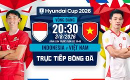 VTV6 trực tiếp bóng đá Indonesia vs Việt Nam 20h30 ngày 3/8 - Link xem trực tiếp AFF Cup 2026 hôm nay