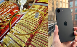 Giá vàng hôm nay trưa 5/8 tăng đồng loạt, giá vàng nhẫn vượt mặt vàng miếng, giá iPhone 16e rẻ như cho