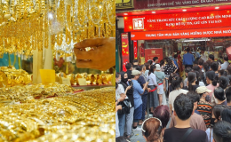 Giá vàng hôm nay chiều 8/8: Vàng trong nước xoay chiều tăng nhanh, người người đổ xô đi giao dịch