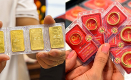 Giá vàng hôm nay 8/8: Vàng miếng SJC đồng loạt lao dốc, chỉ 1 thương hiệu tăng, 1 chỉ vàng bao nhiêu?