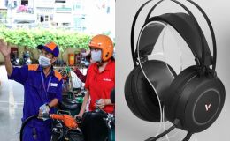 Bảng giá xăng chiều 9/8: Xăng E5 lùi về mốc 21.000 đồng/lít, tai nghe gaming Rapoo giá rẻ như bèo