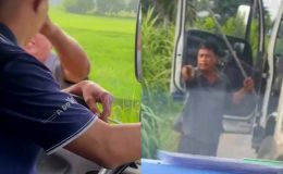 Chưa được nhường vượt ngay, tài xế xe tải đã cầm thanh sắt chặn xe đánh người: Lời khai nhân chứng