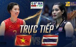 VTV trực tiếp bóng chuyền SEA V.Cup 2026 hôm nay - Tuyển bóng chuyền nữ Việt Nam đại chiến Thái Lan