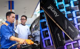Giá xăng dầu ngày 11/8: Xăng sinh học lại rẻ, dầu giảm nhẹ, RAM Kingston mới giá biến động mạnh