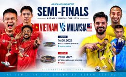 VTV trực tiếp Bán kết AFF Cup 2026 - Lịch trực tiếp Việt Nam vs Malaysia; Thái Lan vs Singapore