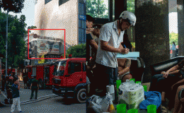Cận cảnh hiện trường vụ cháy quán ăn của Tiktoker 115k follow ở Hà Nội, nhân viên nhảy từ tầng cao thoát thân