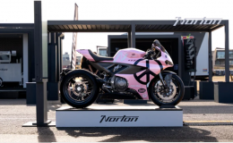 Norton Manx R 'P'R: Bản độ độc nhất khoác áo hồng tím đầy cá tính