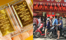 Giá vàng hôm nay chiều 13/8: Vàng trong nước xoay chiều giảm gấp, vàng miếng đi trái chiều vàng nhẫn