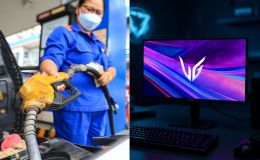 Giá xăng dầu sáng 15/8: Xăng E10 giảm gần 10.000 đồng từ đỉnh, màn hình gaming LG giá có rẻ?