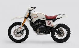 Tamarit biến Triumph Scrambler 400 XC thành chiến binh enduro Miura
