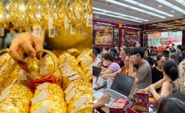 Bảng giá vàng hôm nay 15/8: Vàng SJC nhẫn trơn bất ngờ tăng nhanh, người mua đứng trước 'cửa ải' lớn