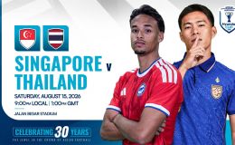 Xem trực tiếp bóng đá Singapore vs Thái Lan ở đâu, kênh nào? VTV trực tiếp bán kết AFF Cup 2026 hôm nay 15/8