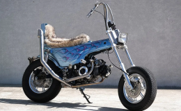 Honda Dax 'lột xác' thành chopper mini - Sang số bằng tay, hardtail và phong cách hot rod cực chất