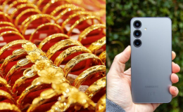 Giá vàng hôm nay tối 25/8 tăng tiếp 1 triệu đồng, thiết lập mức đỉnh mới, Samsung S25 Plus rẻ bèo