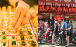 Bảng giá vàng hôm nay 27/8: Vàng SJC vàng nhẫn 9999 'đổi ý' tăng đột ngột, 2 nhà vàng đi trái ngược