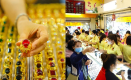 Bảng giá vàng hôm nay 30/8: Vàng trong nước tăng sốc, vàng thế giới lao dốc, người mua vẫn lỗ kép