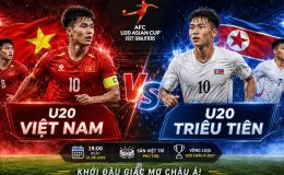 TV360 trực tiếp bóng đá U20 Việt Nam vs U20 Triều Tiên - Link xem trực tiếp Vòng loại U20 châu Á 2027
