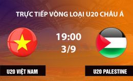 Link xem TRỰC TIẾP bóng đá U20 Việt Nam vs U20 Palestine hôm nay 3/9 - TV360, VFF trực tiếp VL U20 châu Á 2027