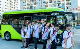 Quảng Ninh triển khai xe bus điện miễn phí đưa đón học sinh đến trường