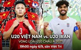 Dự đoán tỷ số U20 Việt Nam vs U20 Iran 19h ngày 6/9 - Nhận định bóng đá VL U20 châu Á 2027 hôm nay