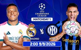 Nhận định bóng đá Real Madrid vs Inter Milan 2h ngày 9/9 - Champions League: Cơn mưa bàn thắng?