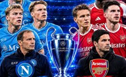 Dự đoán kết quả, tỷ số Napoli vs Arsenal - UEFA Champions League 2026/27: Siêu máy tính nhận định bóng đá hôm nay 9/9