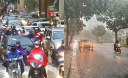 Hà Nội mưa lớn trong hôm nay 10/9: Cảnh báo lốc sét và gió giật mạnh trong 3 giờ tới tại các khu vực