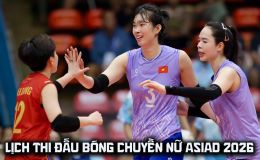 Lịch thi đấu bóng chuyền nữ ASIAD 2026 mới nhất - BTC chốt giờ thi đấu tuyển nữ Việt Nam vs Qatar