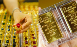 Bảng giá vàng hôm nay 12/9: Vàng SJC vàng nhẫn 9999 đổi giá từng giờ, thị trường rẽ hướng khó lường