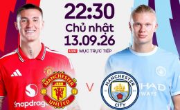 Link xem trực tiếp bóng đá Man Utd vs Man City 22h30 ngày 13/9 - FPTPlay trực tiếp Ngoại hạng Anh hôm nay