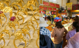 Bảng giá vàng hôm nay 14/9: Vàng SJC vàng nhẫn 9999 mất giá nhanh, nghịch lý 1 nơi 'lội ngược dòng'